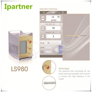Ipartner LS 980ダイオードレーザーは発赤システムを軽減します
